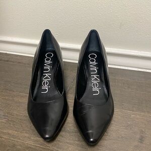 Calvin Klein Black Heels Sleek Design